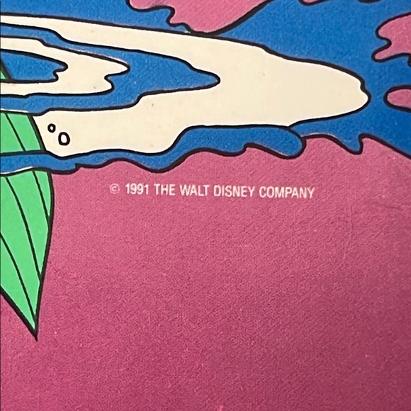 1991 Vintage The Little Mermaid Ariel School Binder - Picture 2 of 9